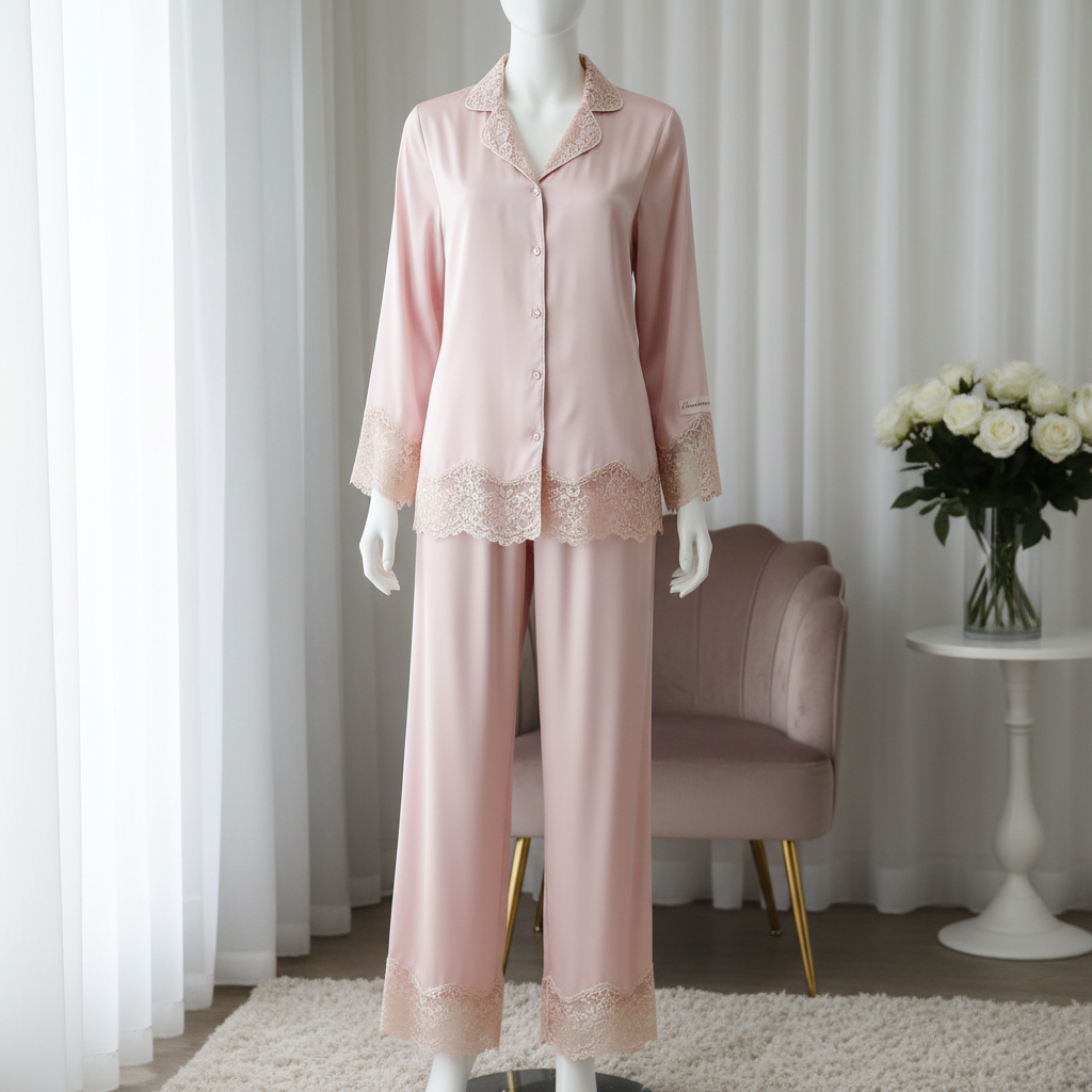 Pyjama Satin Femme