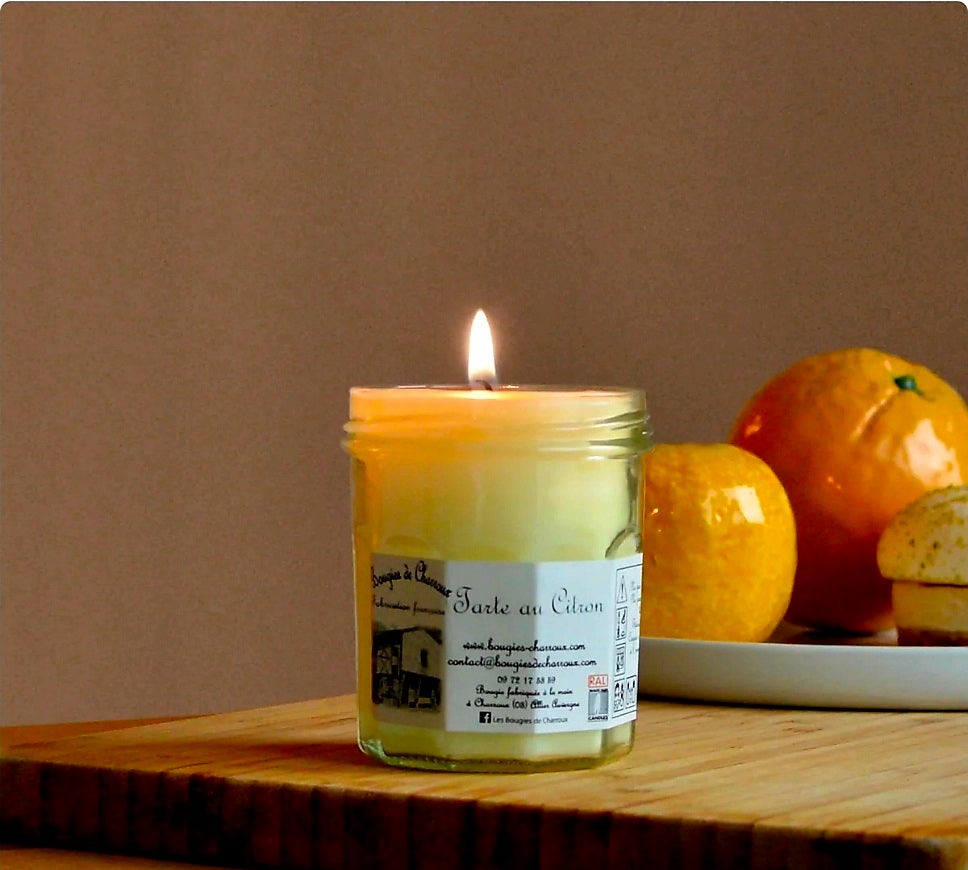 Bougies artisanales de charoux