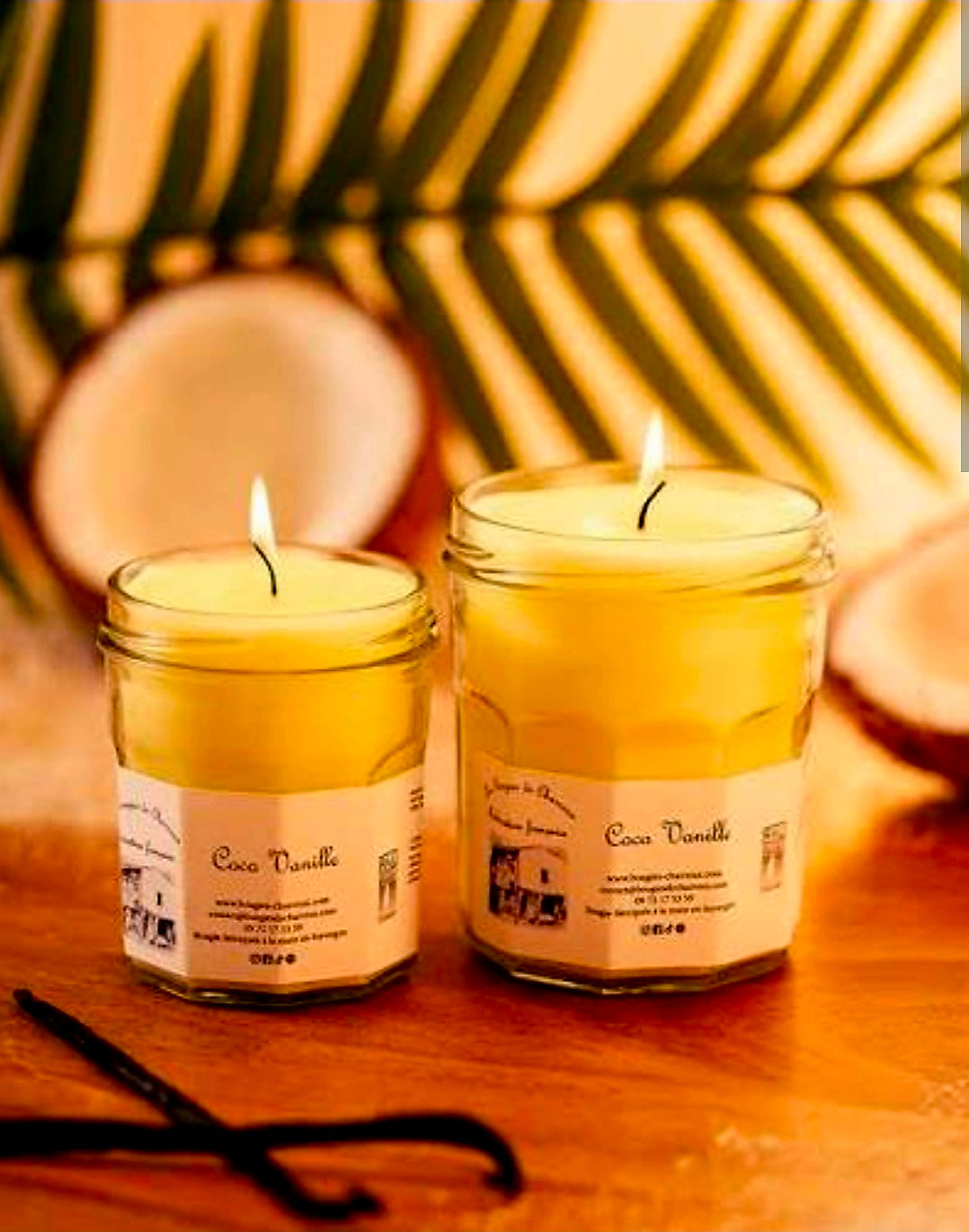 Bougies artisanales de charoux